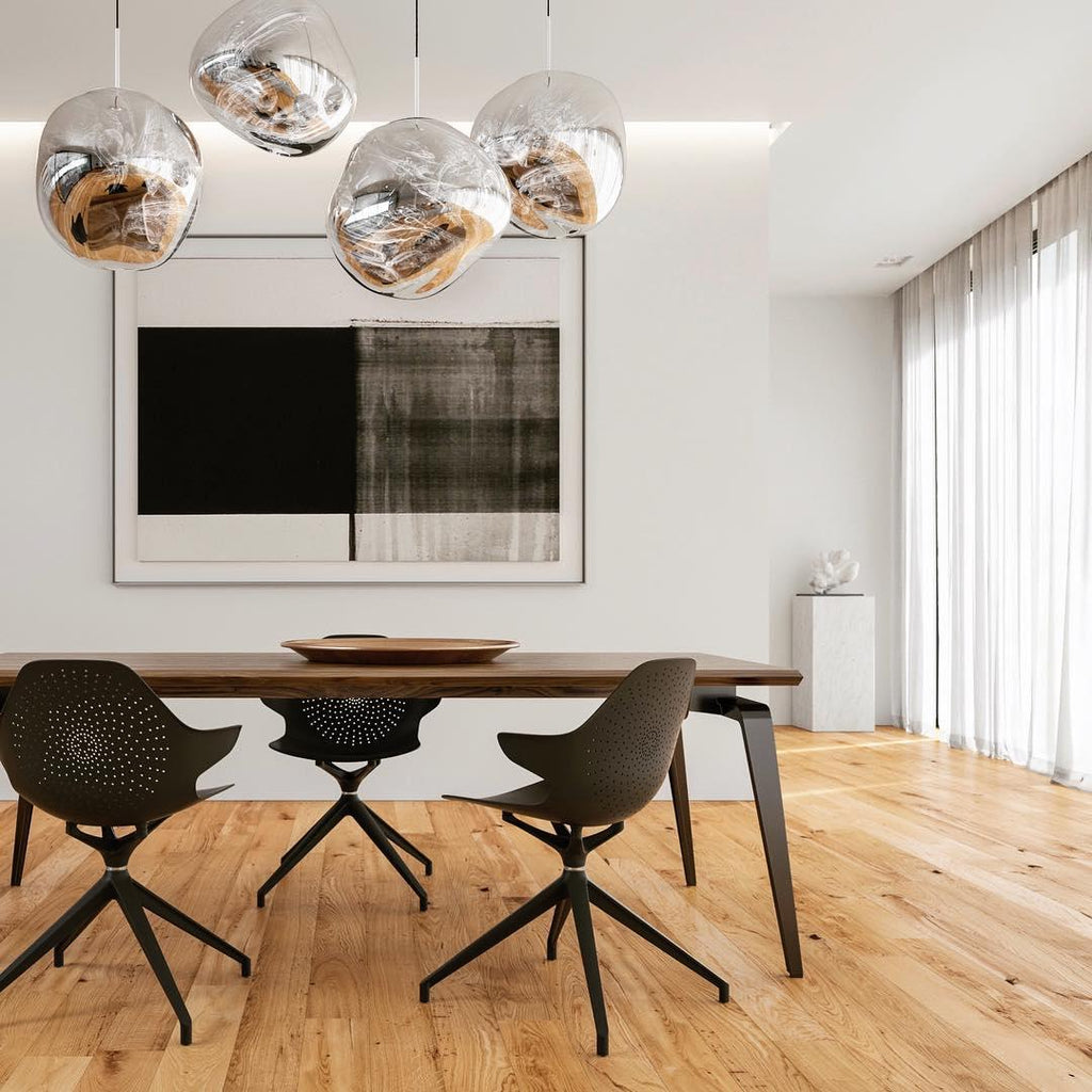 Suspension moderne Sejer en Métal, PVC, Plastique Doré