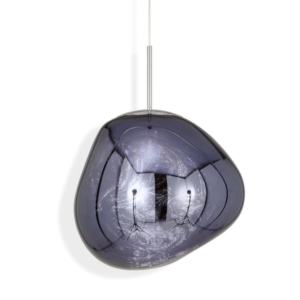 Suspension moderne Sejer en Métal, PVC, Plastique Fumé gris