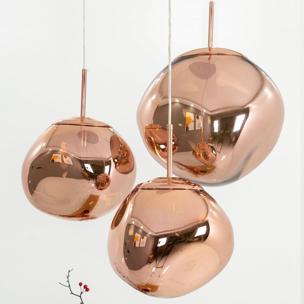 Suspension moderne Sejer en Métal, PVC, Plastique Fumé gris
