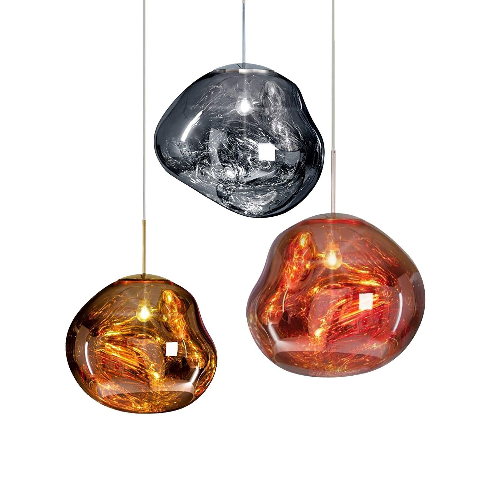 Suspension moderne Sejer en Métal, PVC, Plastique Argenté