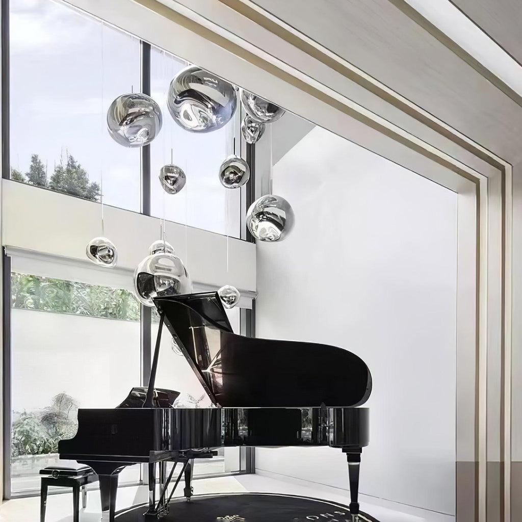 Suspension moderne Sejer en Métal, PVC, Plastique Or rose