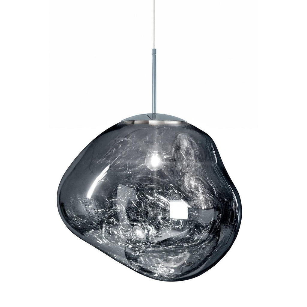 Suspension moderne Sejer en Métal, PVC, Plastique Argenté