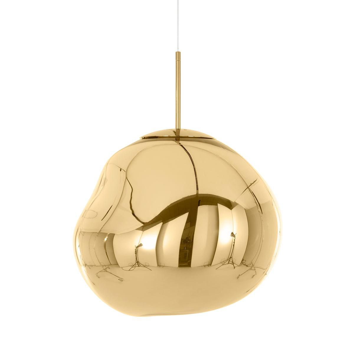 Suspension moderne Sejer en Métal, PVC, Plastique Doré