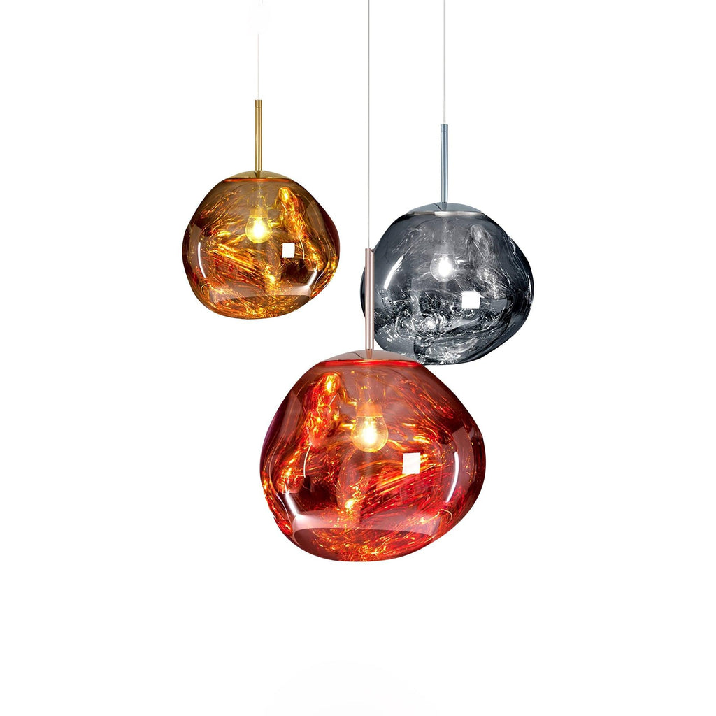 Suspension moderne Sejer en Métal, PVC, Plastique Fumé gris