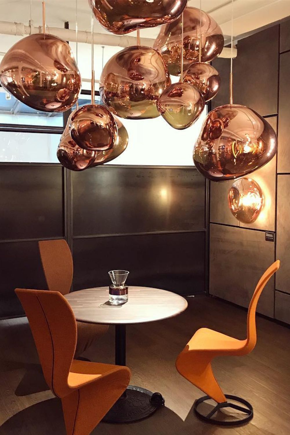 Suspension moderne Sejer en Métal, PVC, Plastique Argenté
