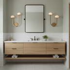 Applique murale moderne Jenni en Albâtre Laiton