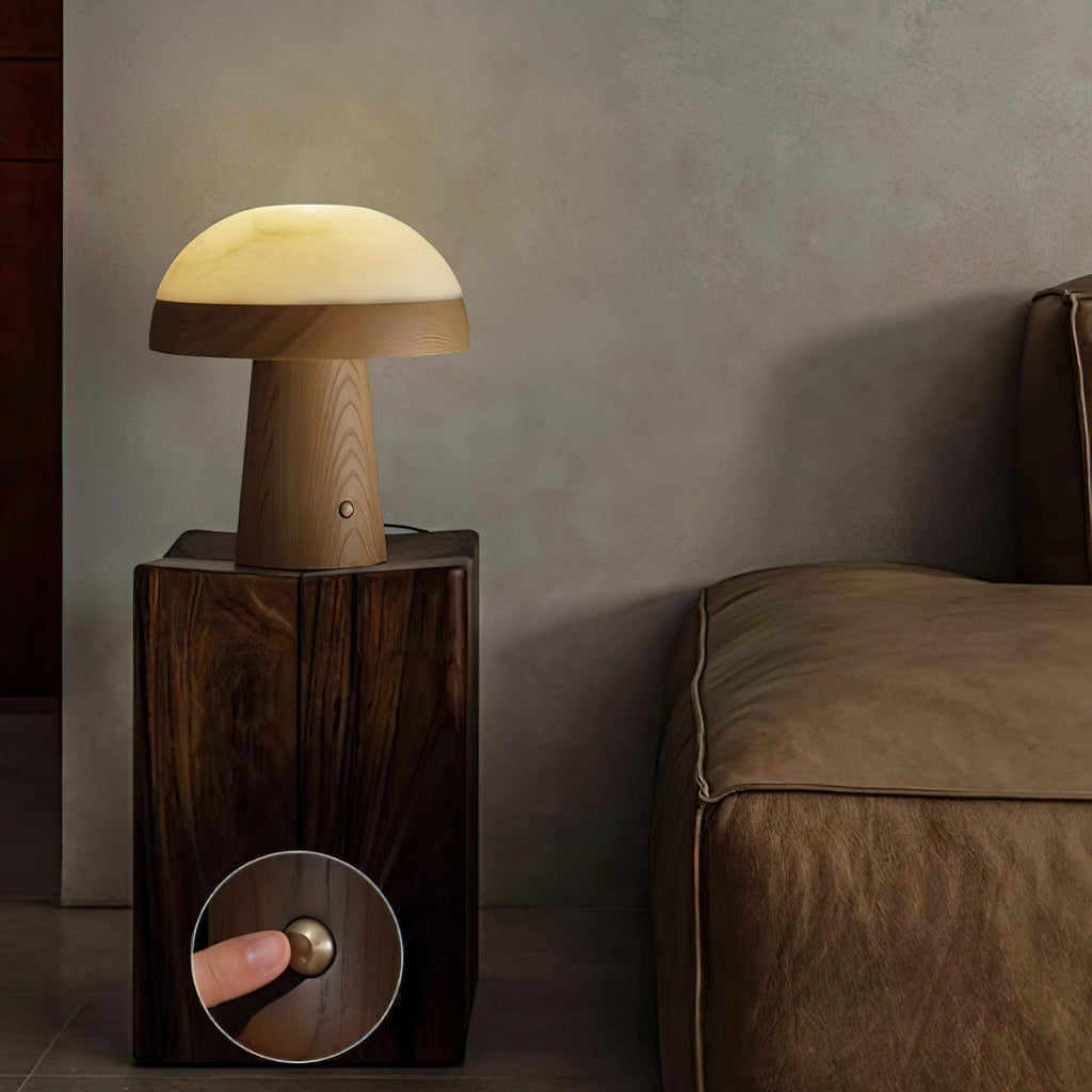 Lampe à poser moderne Hyde en Albâtre
