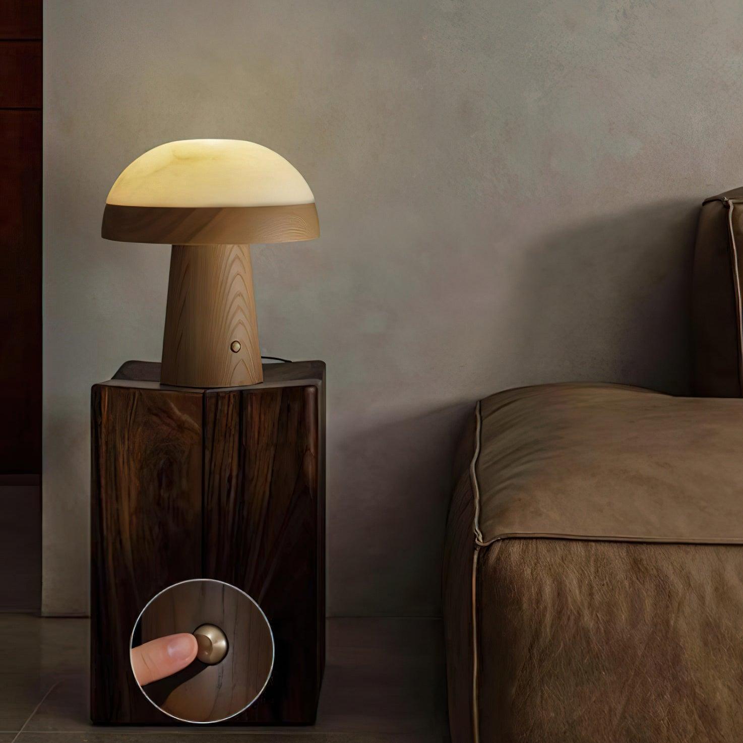 Lampe à poser moderne Hyde en Albâtre