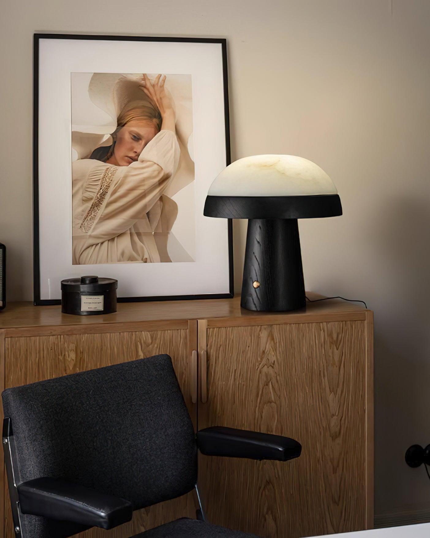 Lampe à poser moderne Hyde en Albâtre