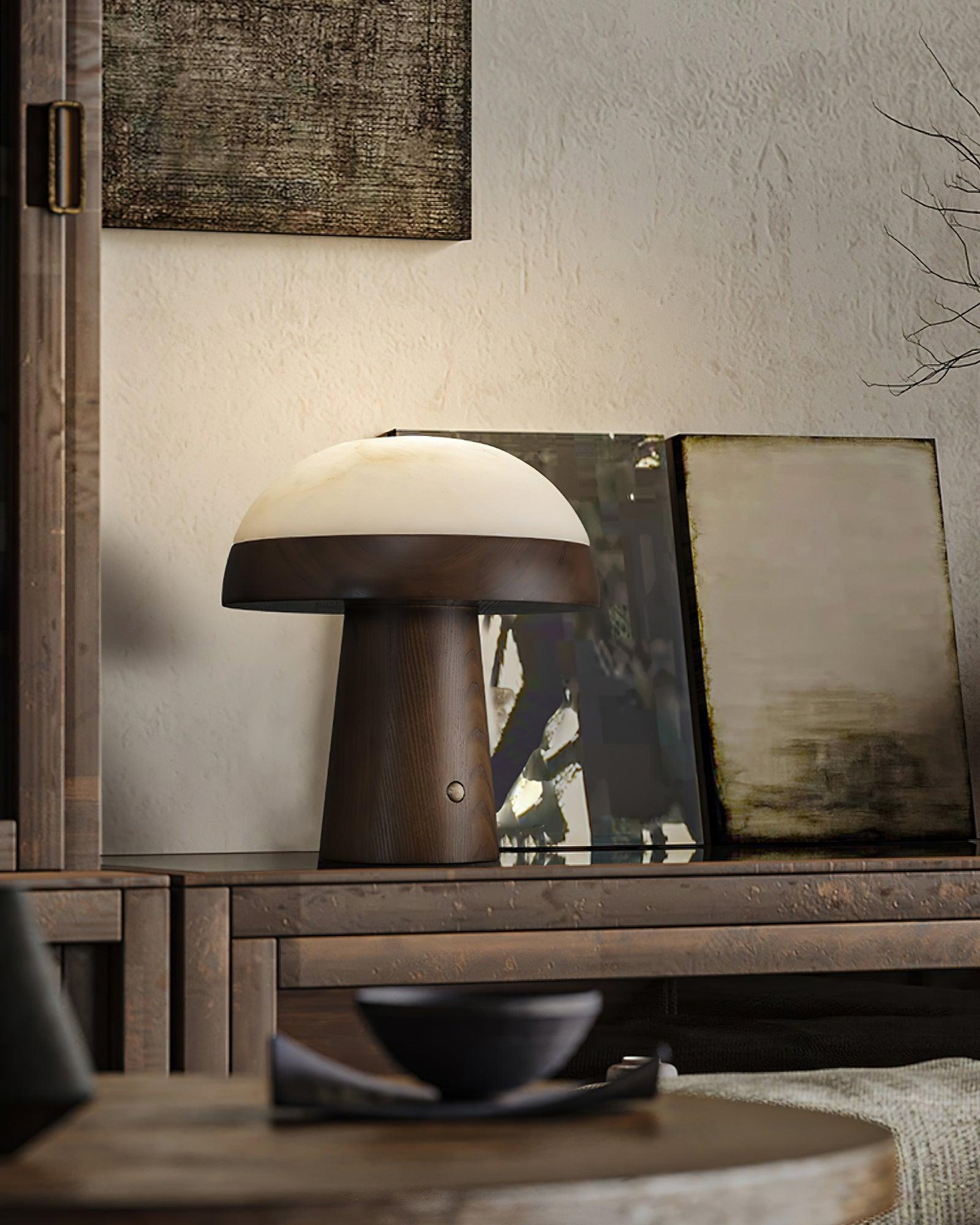 Lampe à poser moderne Hyde en Albâtre