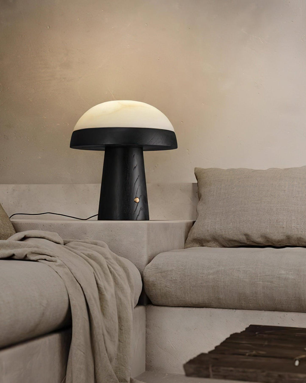 Lampe à poser moderne Hyde en Albâtre