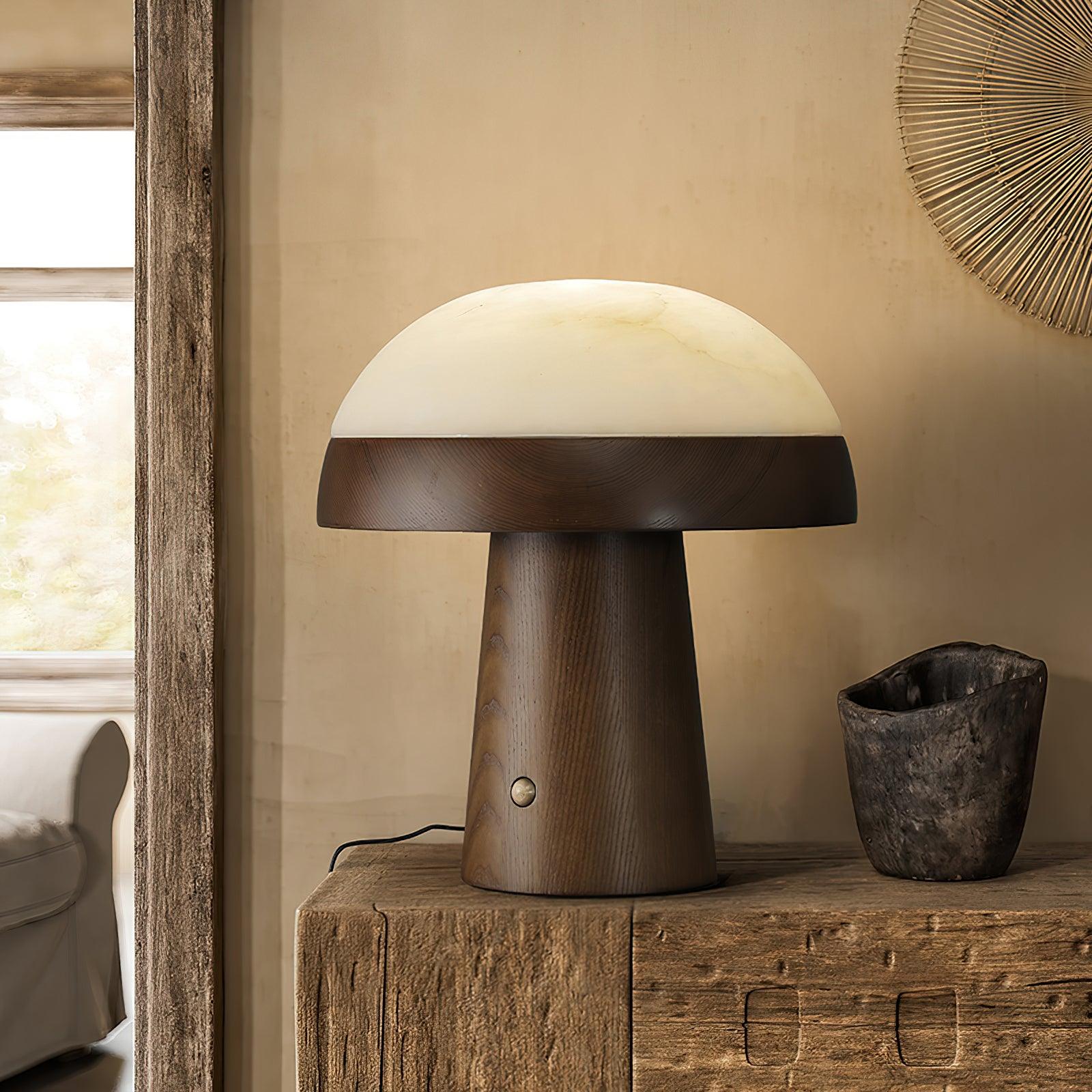 Lampe à poser moderne Hyde en Albâtre