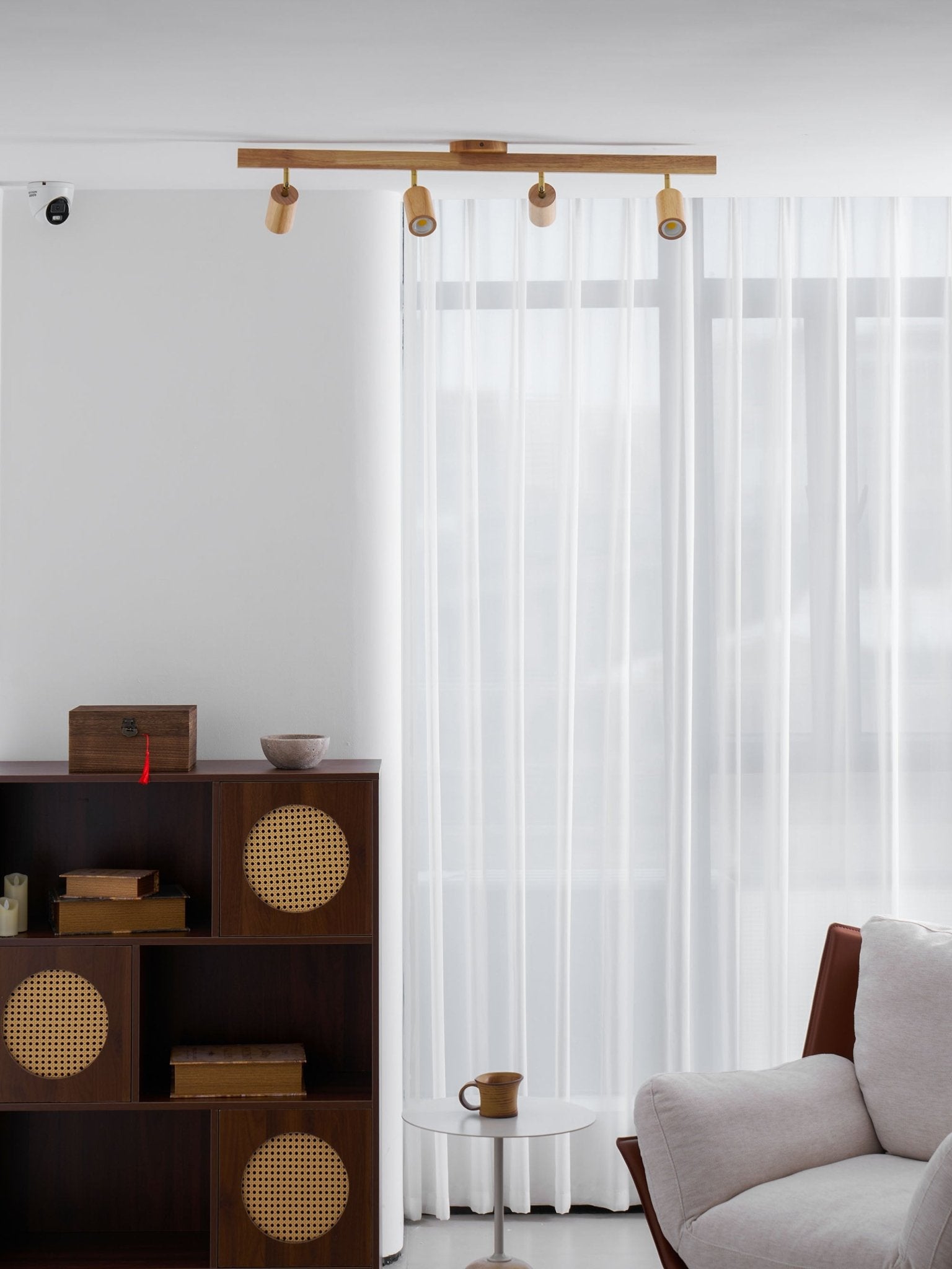 Plafonnier moderne Paddy en Bois