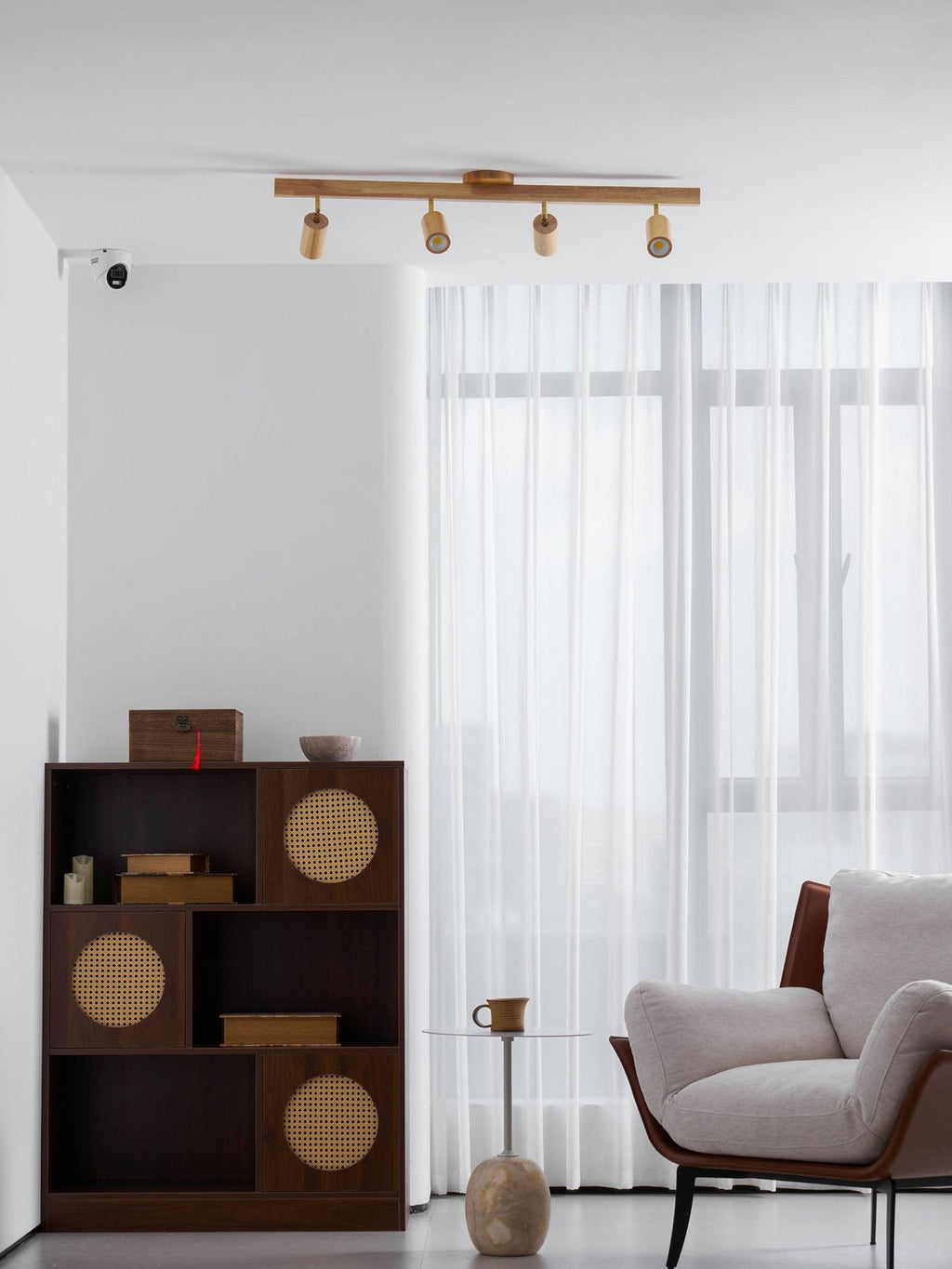 Plafonnier moderne Paddy en Bois
