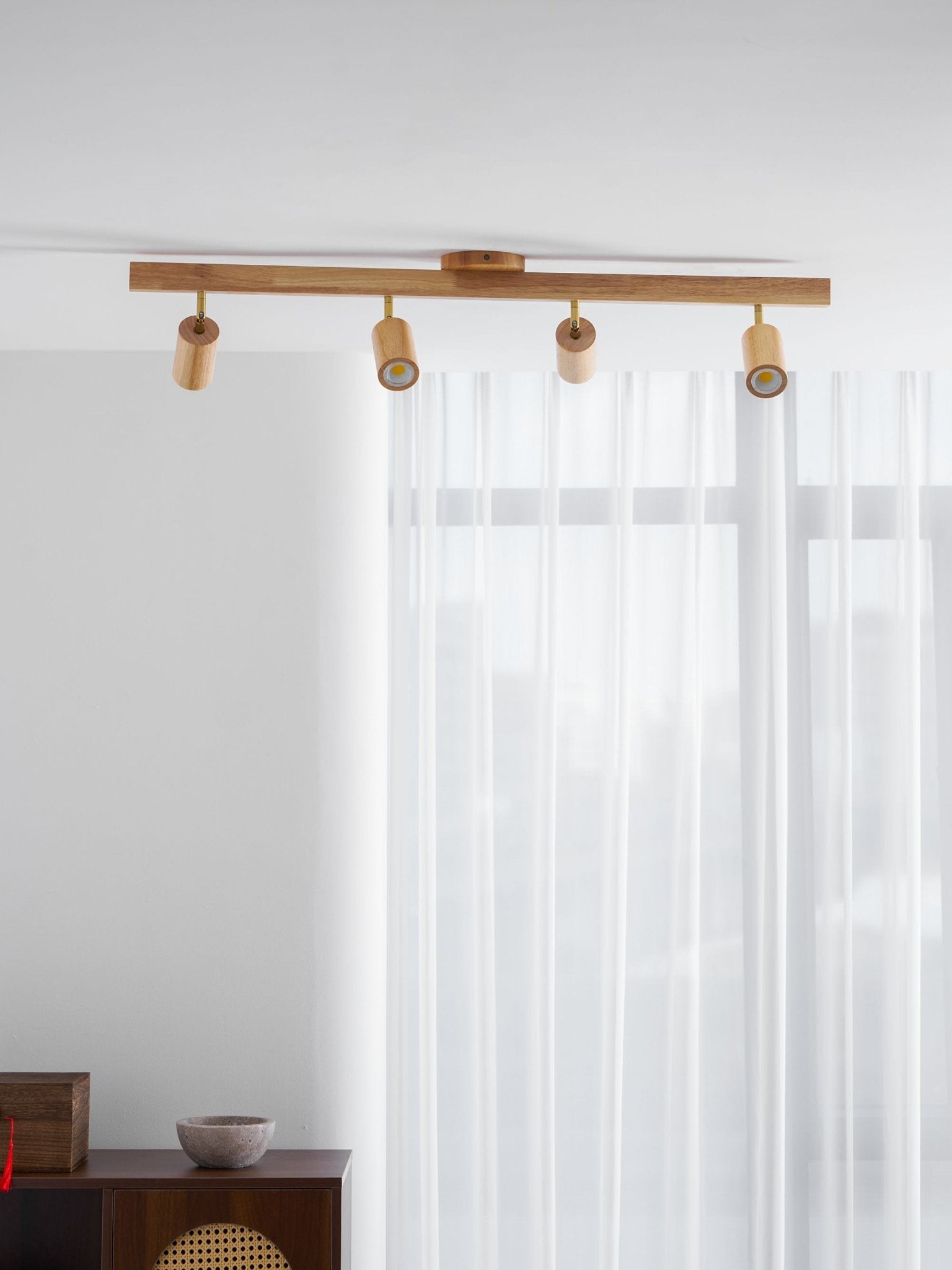 Plafonnier moderne Paddy en Bois