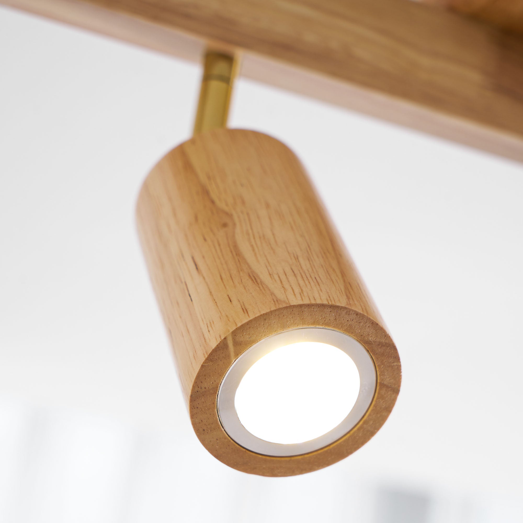 Plafonnier moderne Paddy en bois Noyer