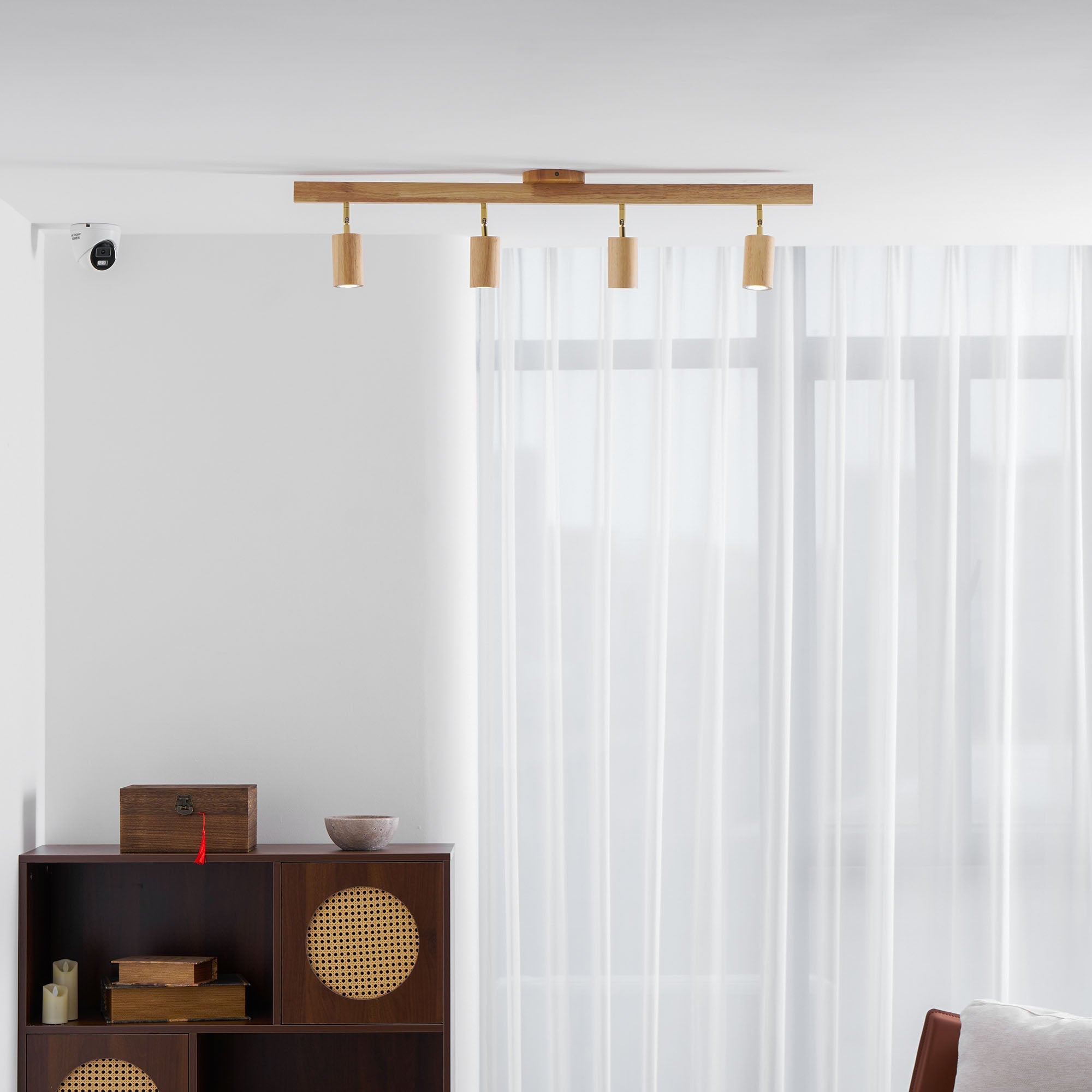 Plafonnier moderne Paddy en Bois