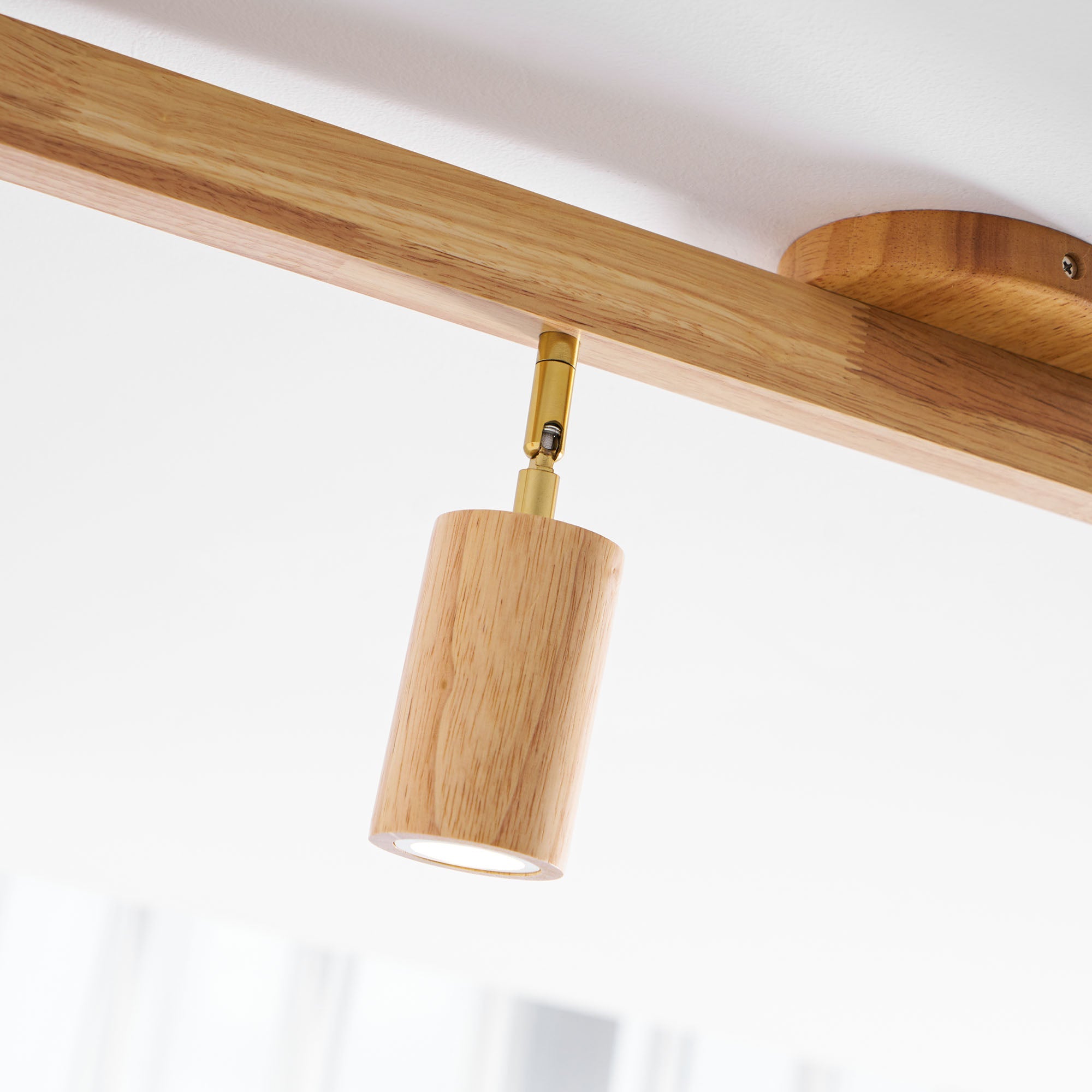 Plafonnier moderne Paddy en Bois