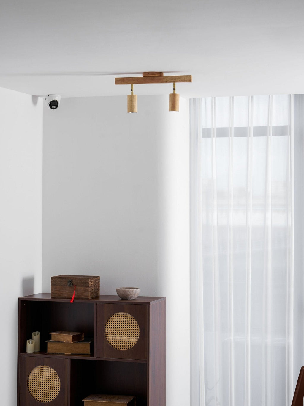 Plafonnier moderne Paddy en Bois