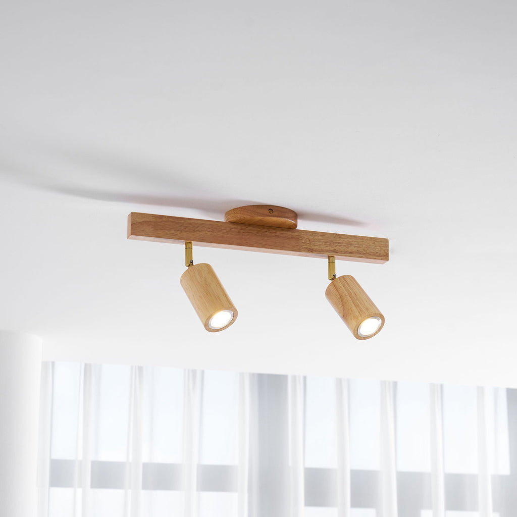 Plafonnier moderne Paddy en Bois