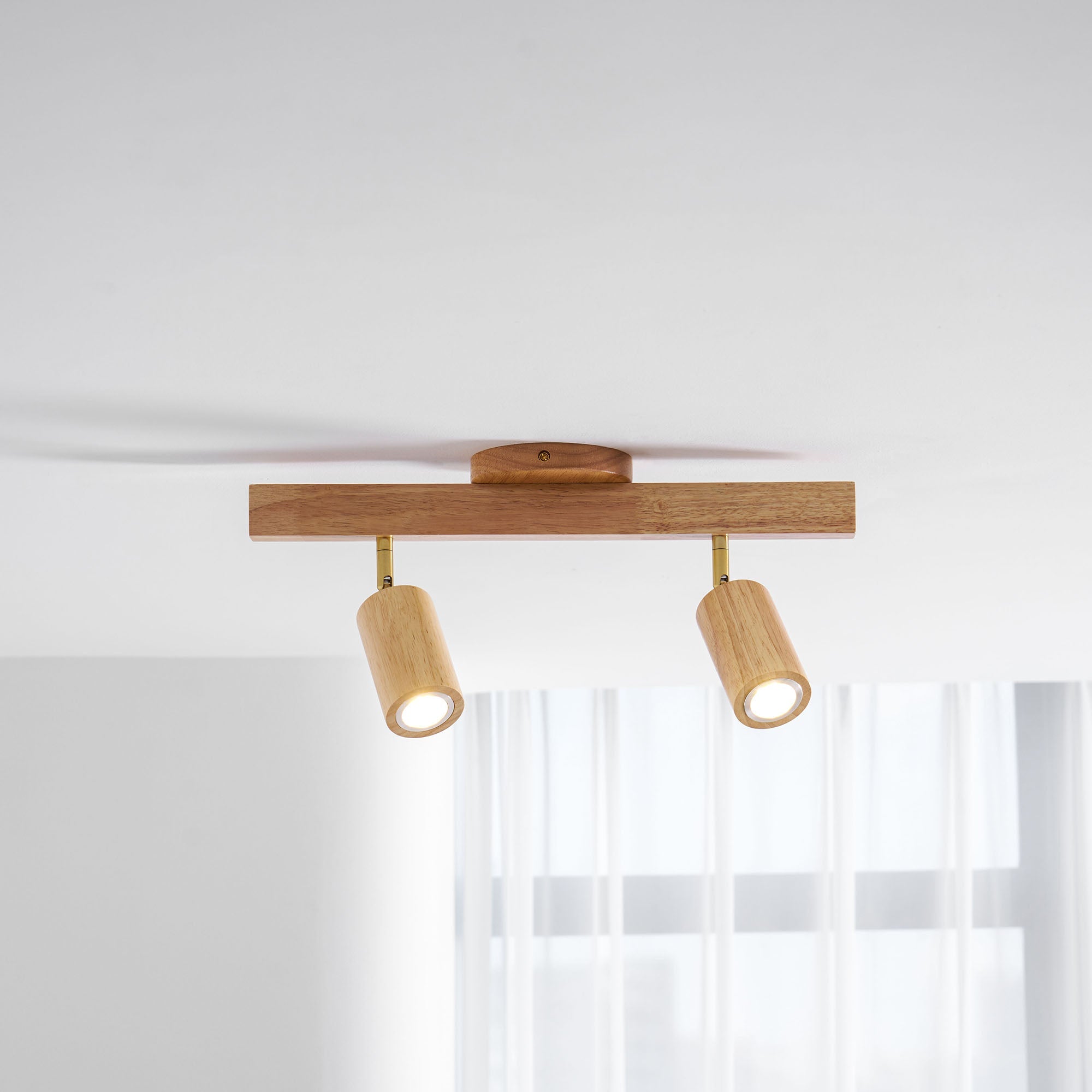 Plafonnier moderne Paddy en Bois