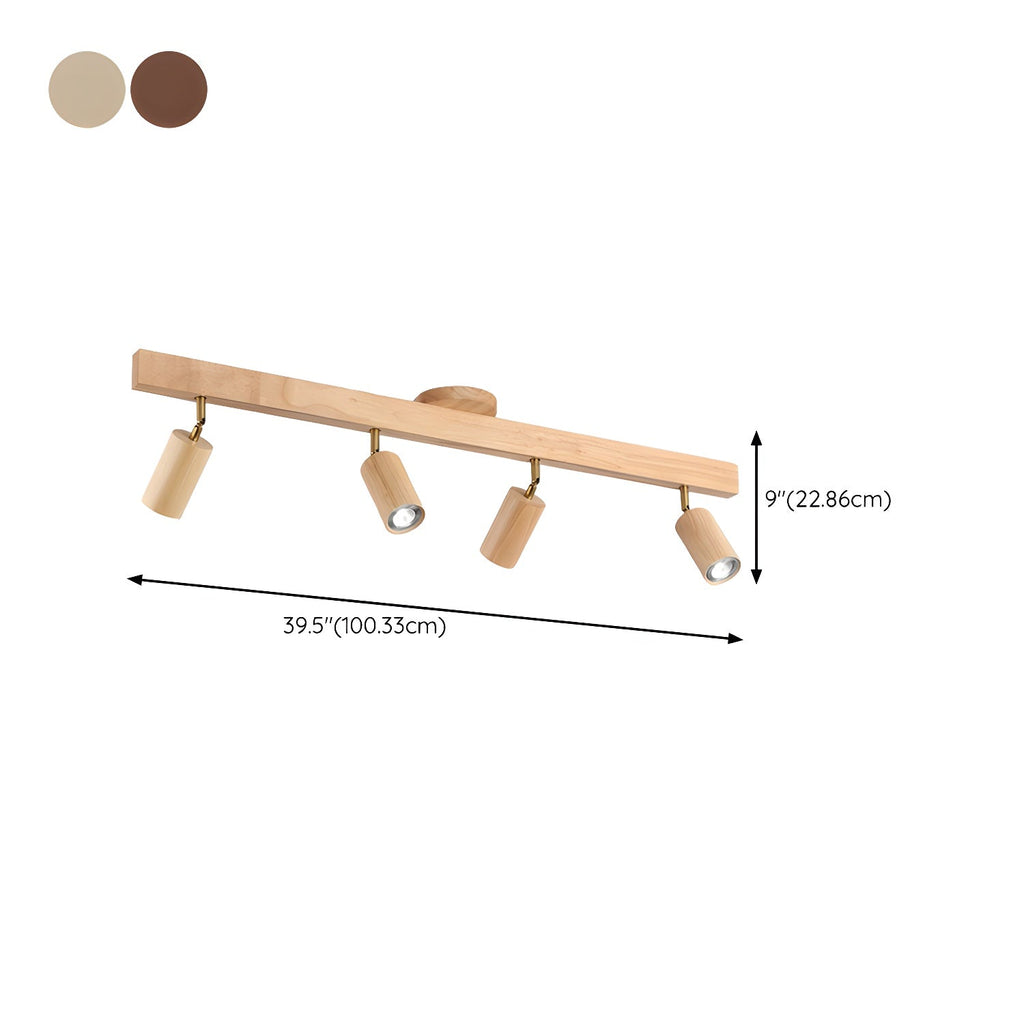 Plafonnier moderne Paddy en Bois
