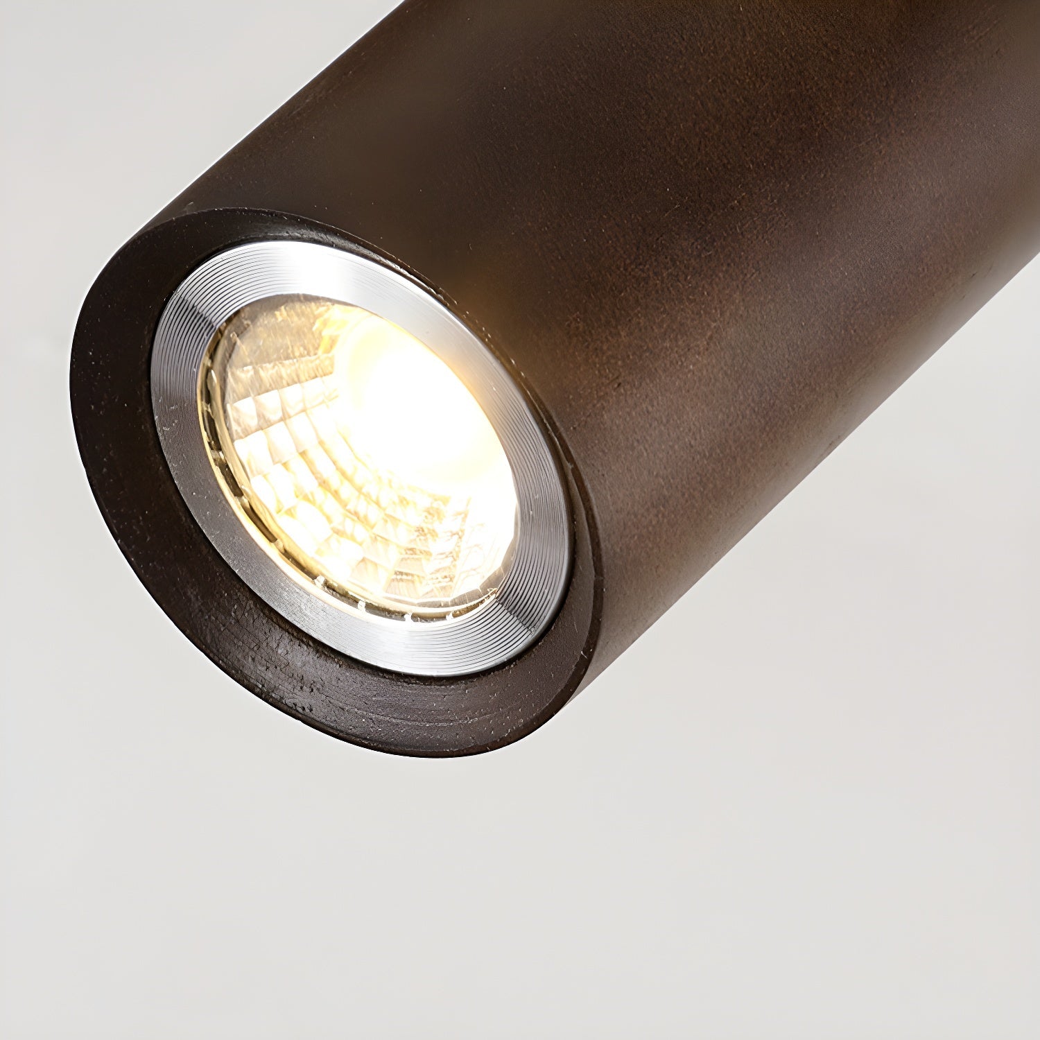Plafonnier moderne Paddy en bois Noyer
