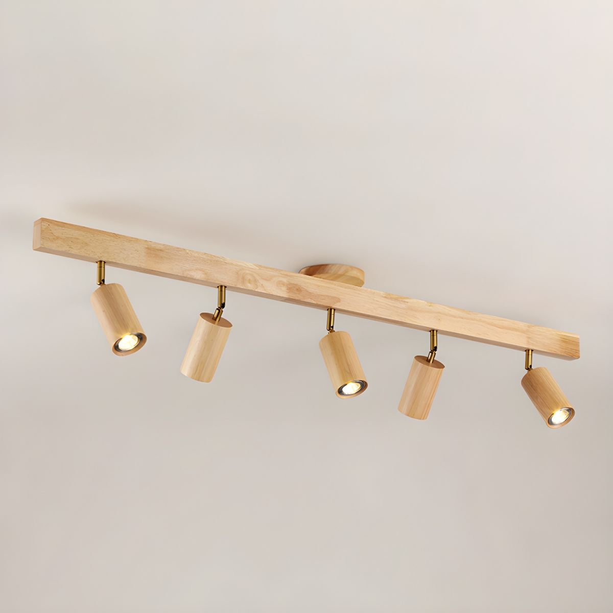 Plafonnier moderne Paddy en Bois