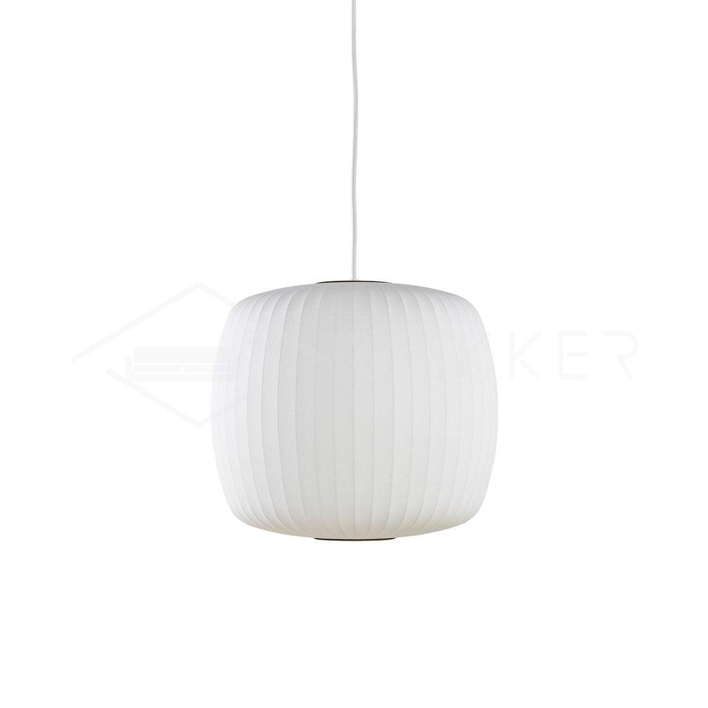Suspension moderne Charlton en soie Blanc