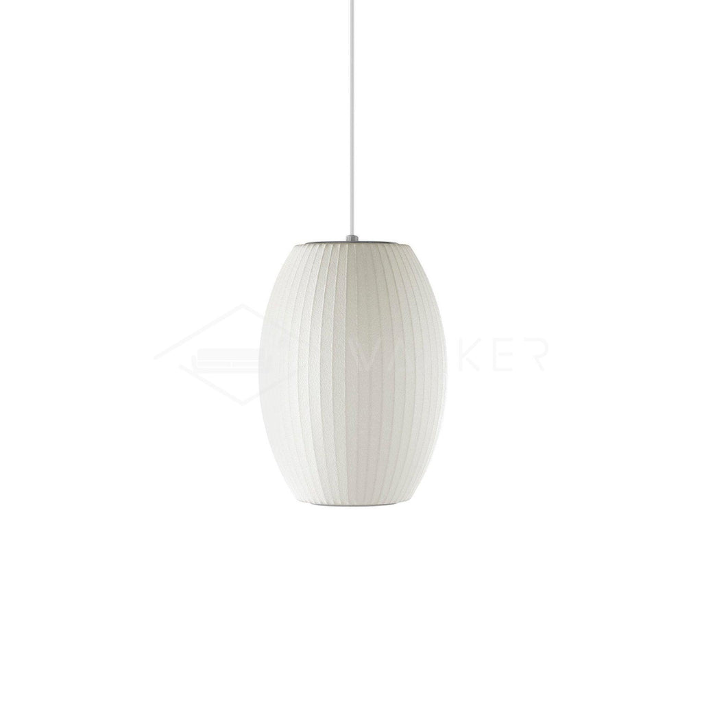 Suspension moderne Charlton en soie Blanc