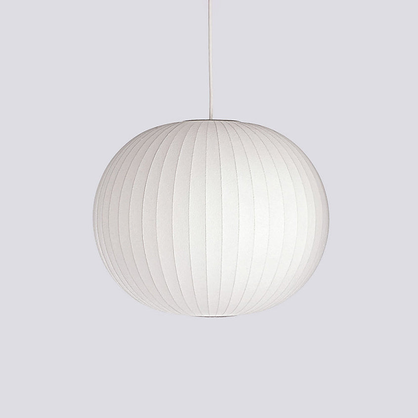 Suspension moderne Charlton en soie Blanc