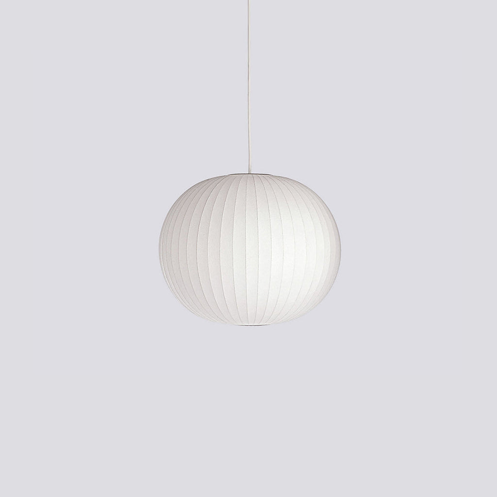 Suspension moderne Charlton en soie Blanc
