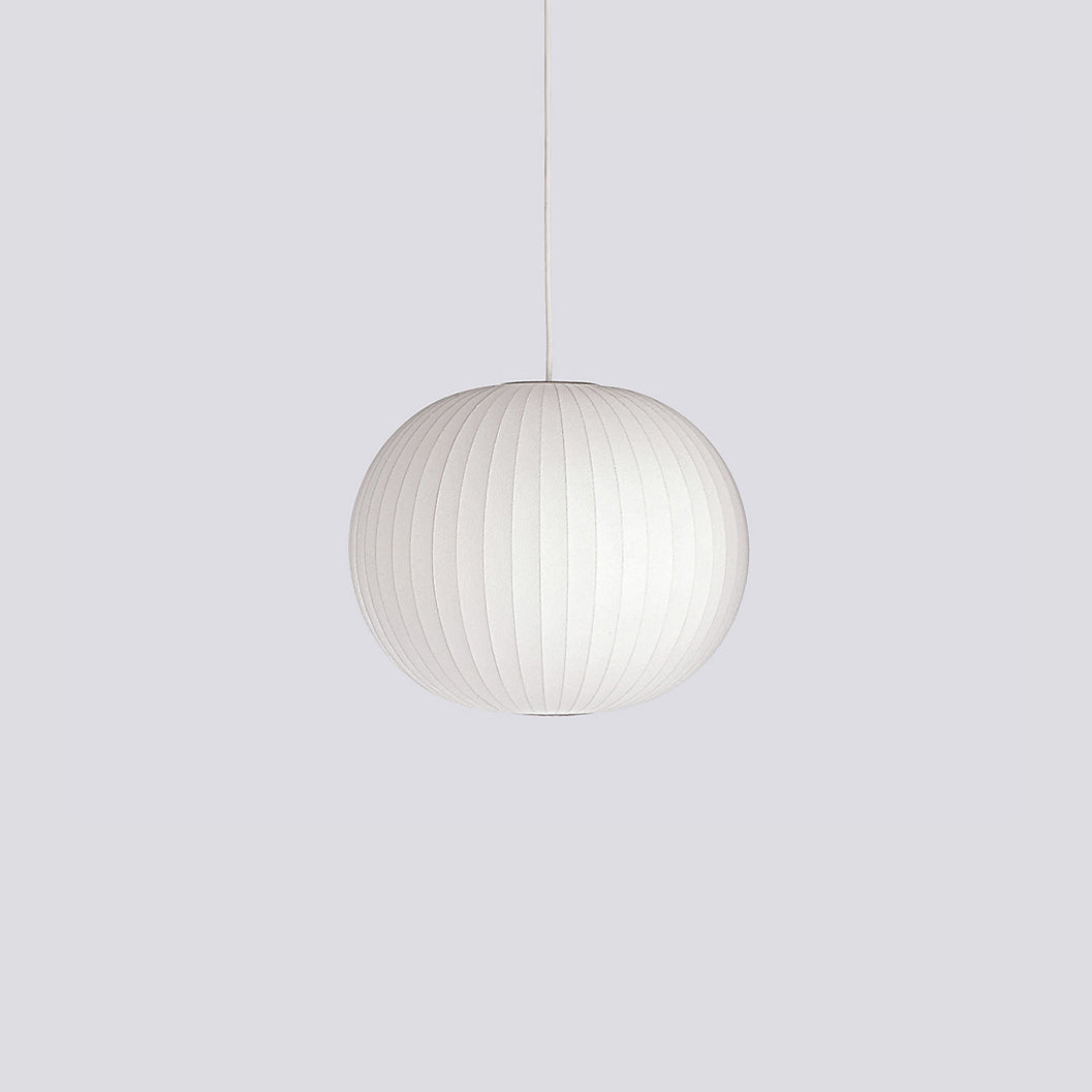 Suspension moderne Charlton en soie Blanc