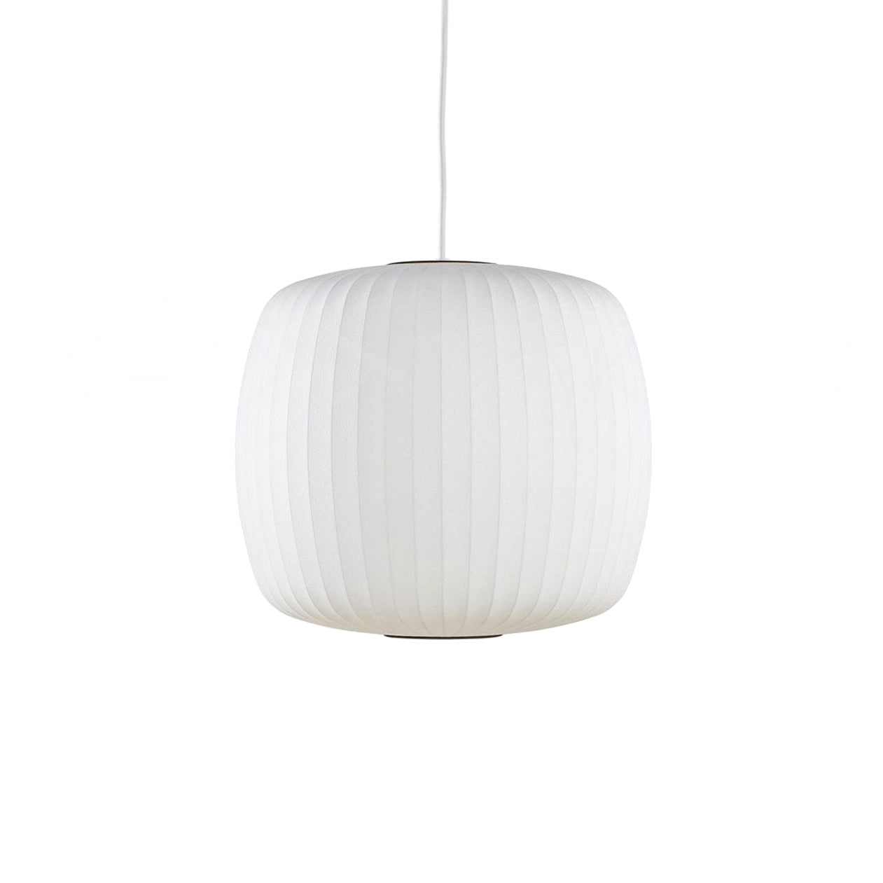 Suspension moderne Charlton en soie Blanc