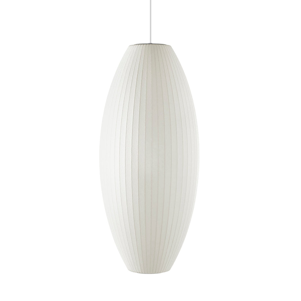 Suspension moderne Charlton en soie Blanc