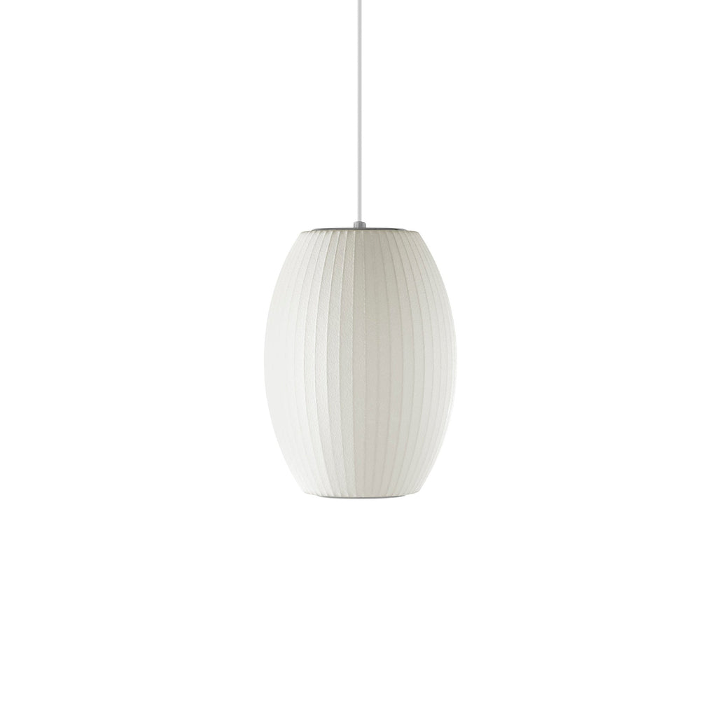 Suspension moderne Charlton en soie Blanc