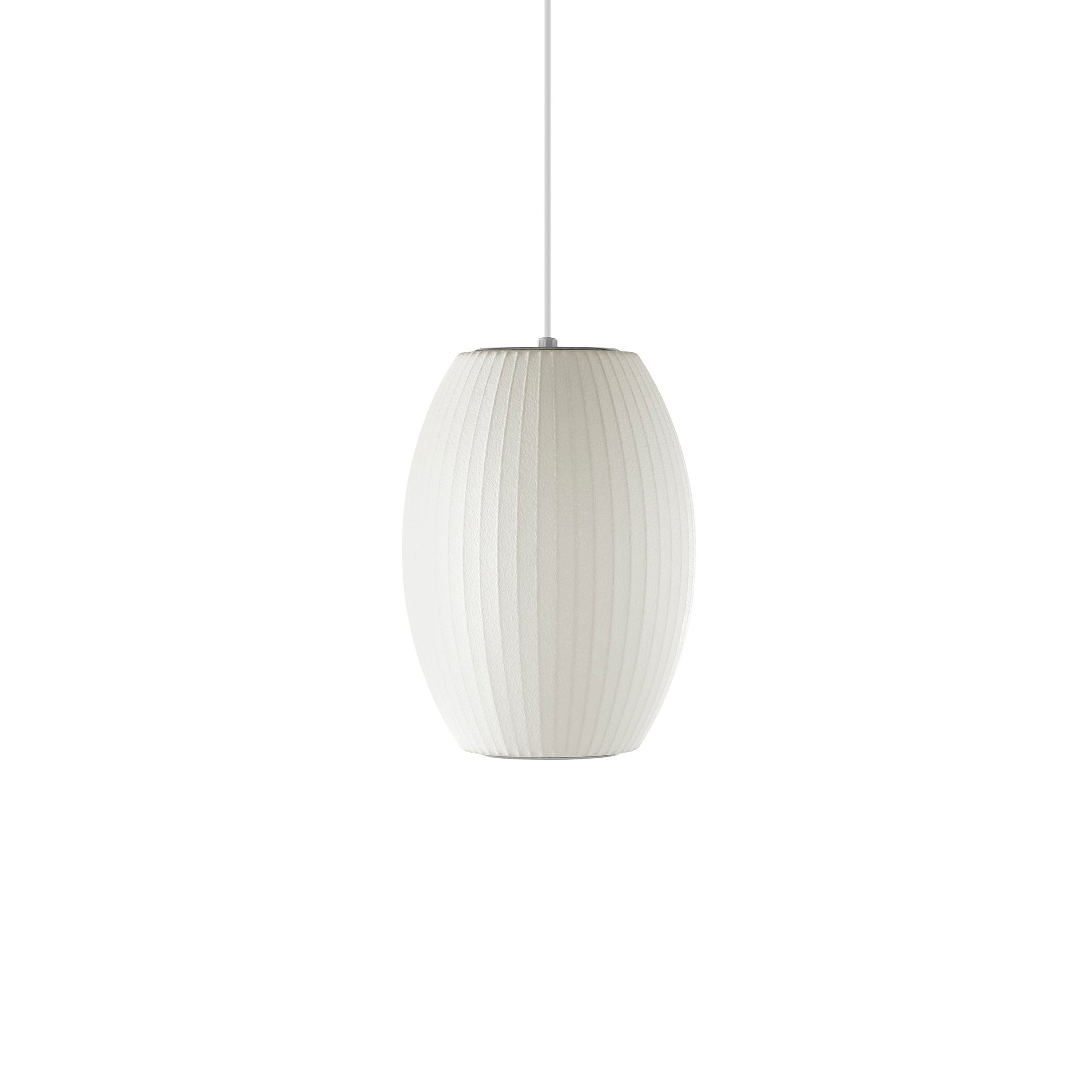 Suspension moderne Charlton en soie Blanc