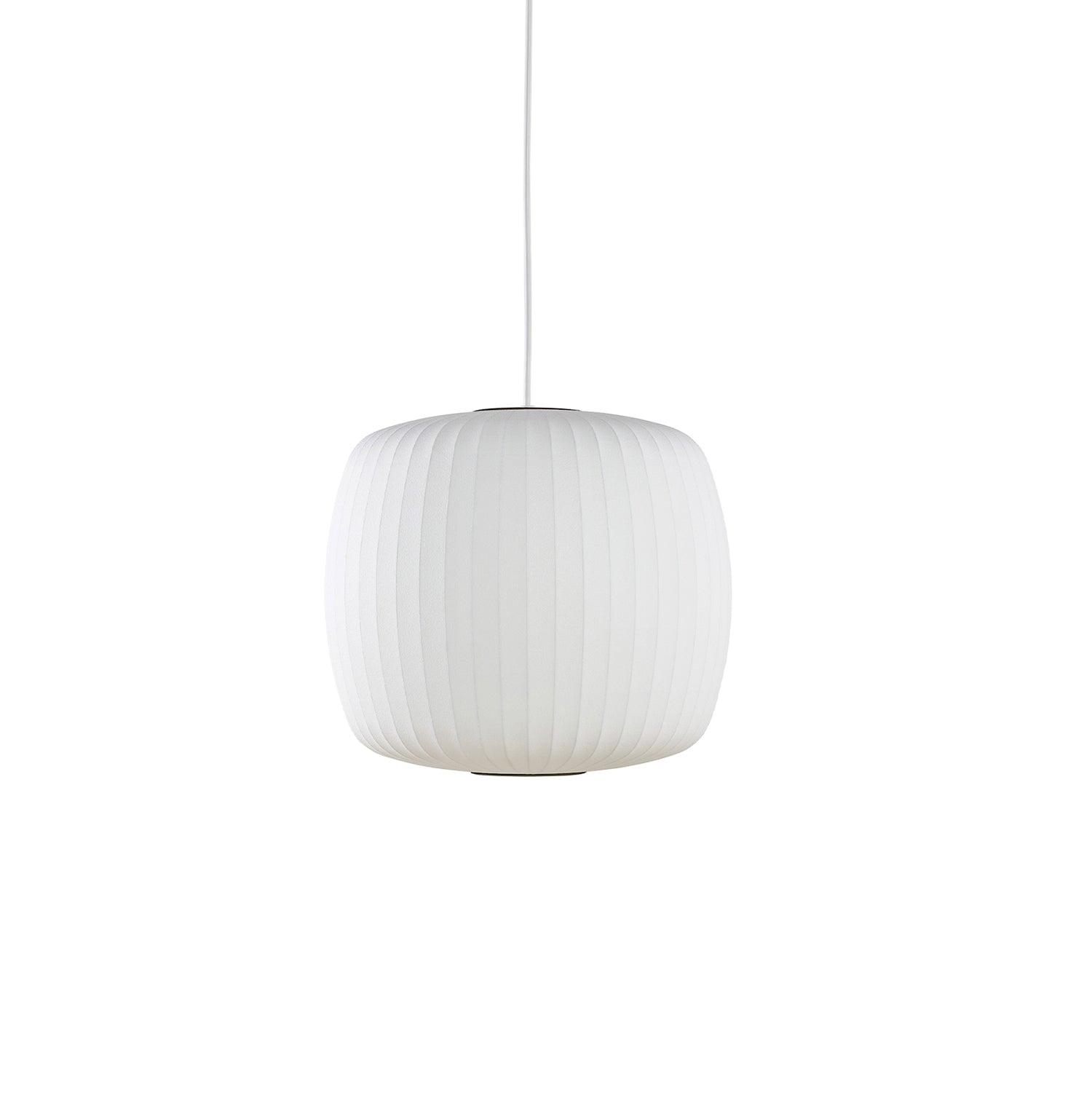 Suspension moderne Charlton en soie Blanc