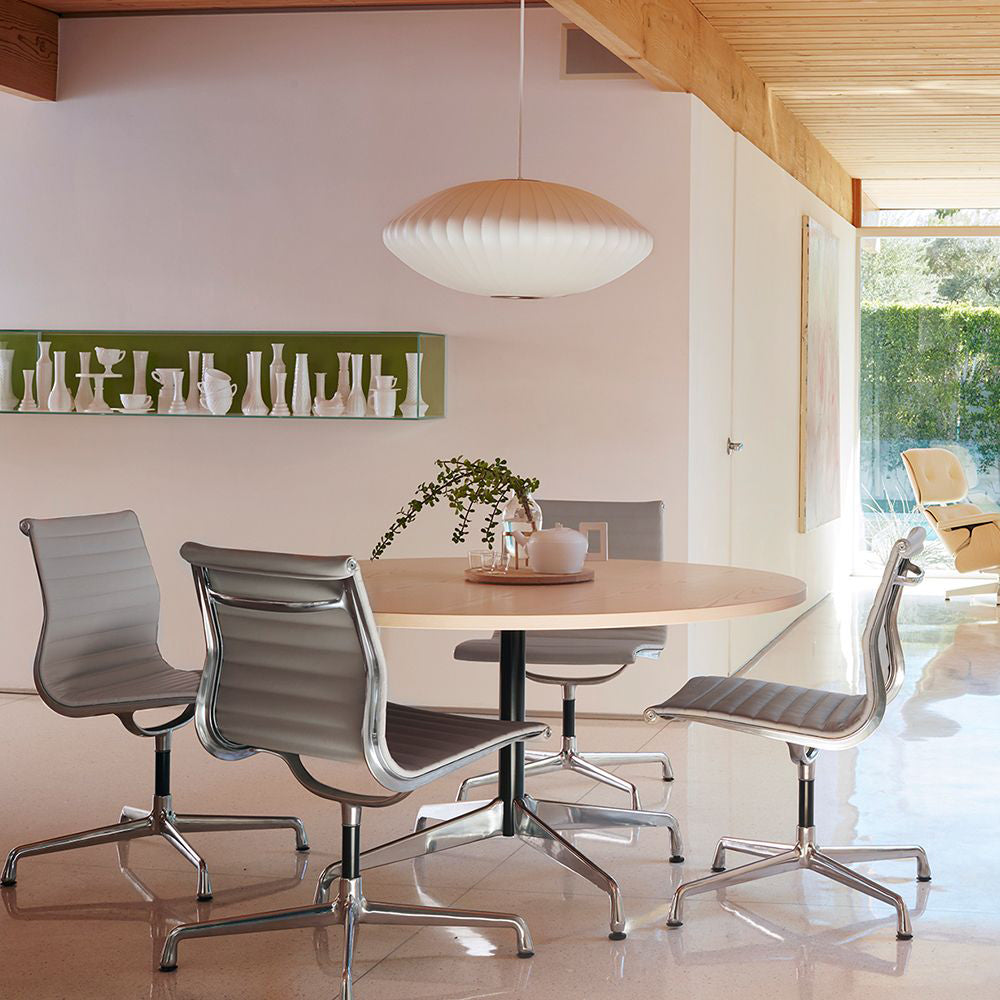 Suspension moderne Charlton en soie Blanc