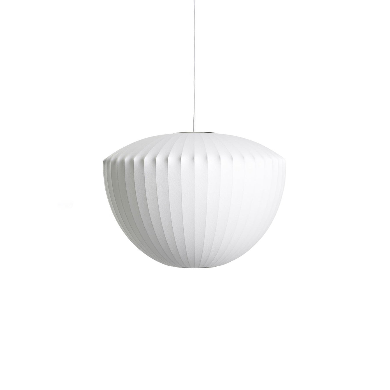 Suspension moderne Charlton en soie Blanc