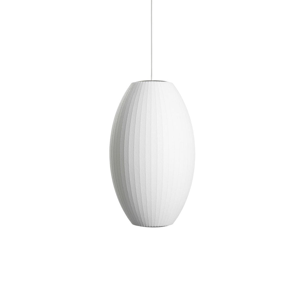 Suspension moderne Charlton en soie Blanc