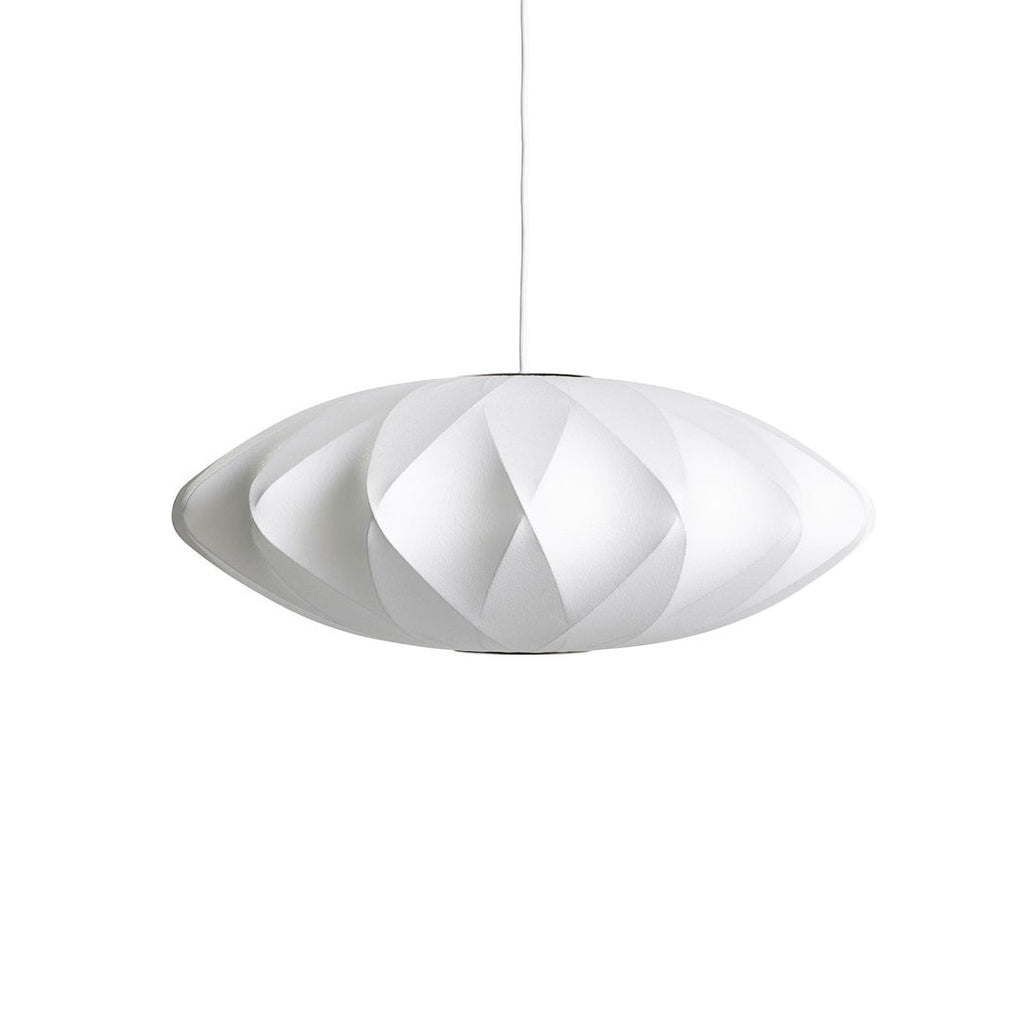 Suspension moderne Charlton en soie Blanc