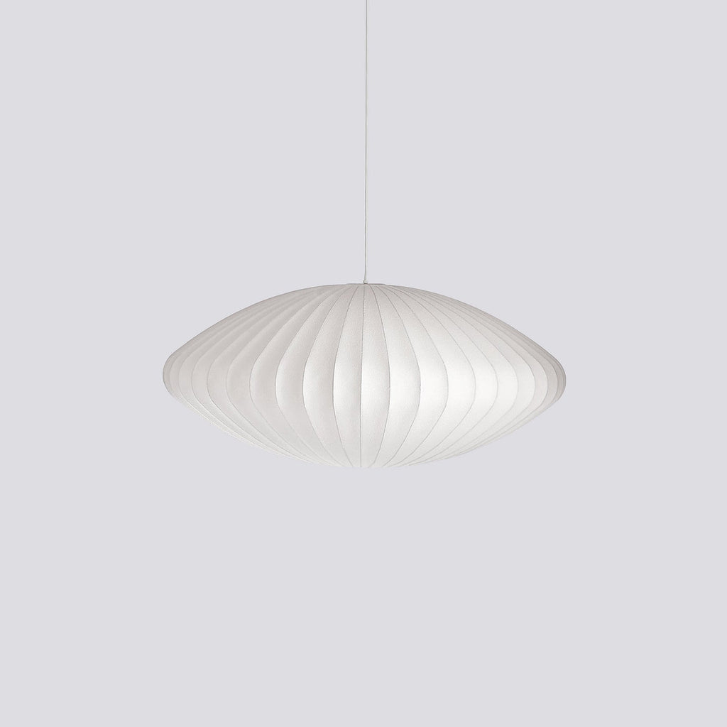 Suspension moderne Charlton en soie Blanc