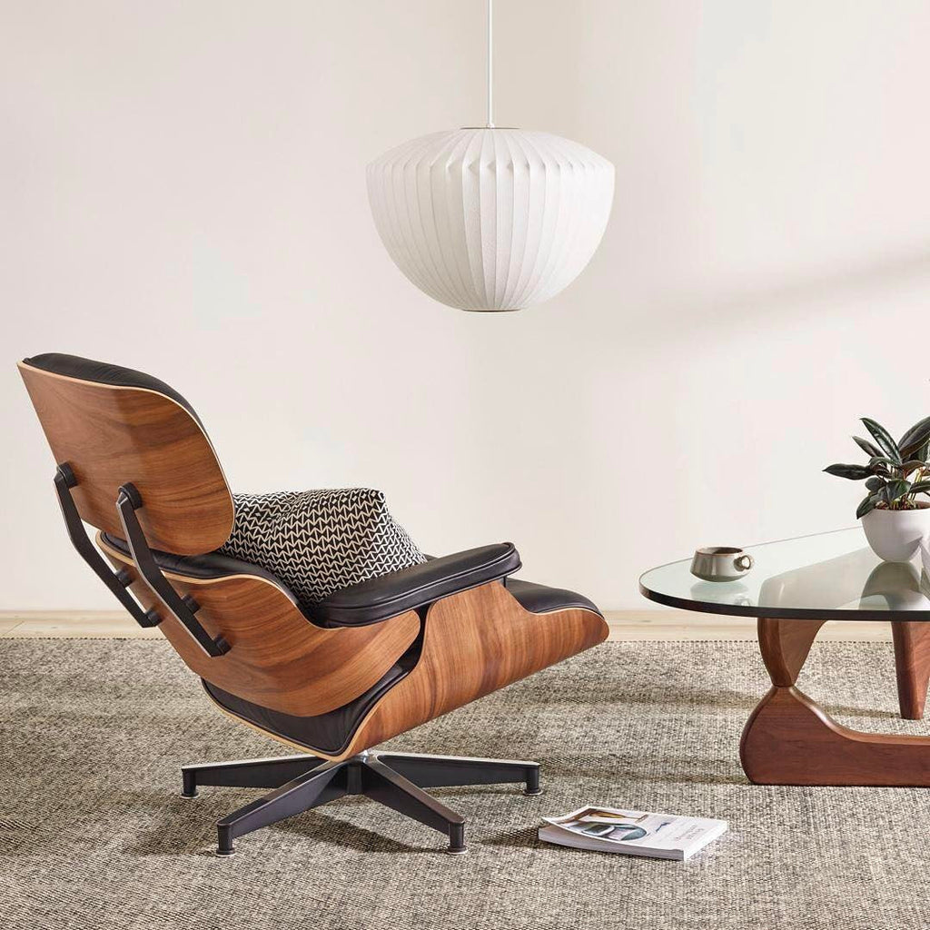 Suspension moderne Charlton en soie Blanc