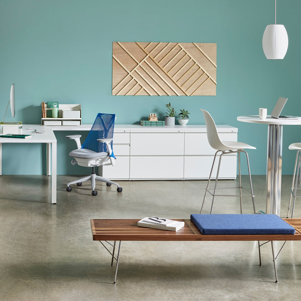 Suspension moderne Charlton en soie Blanc