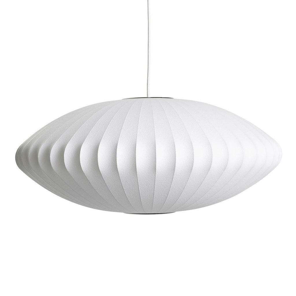 Suspension moderne Charlton en soie Blanc
