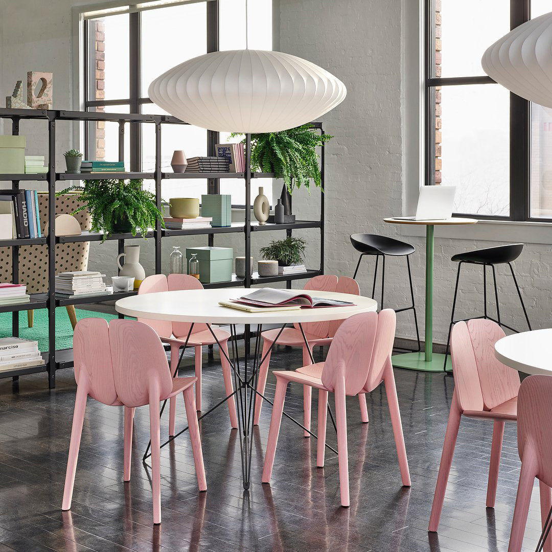Suspension moderne Charlton en soie Blanc