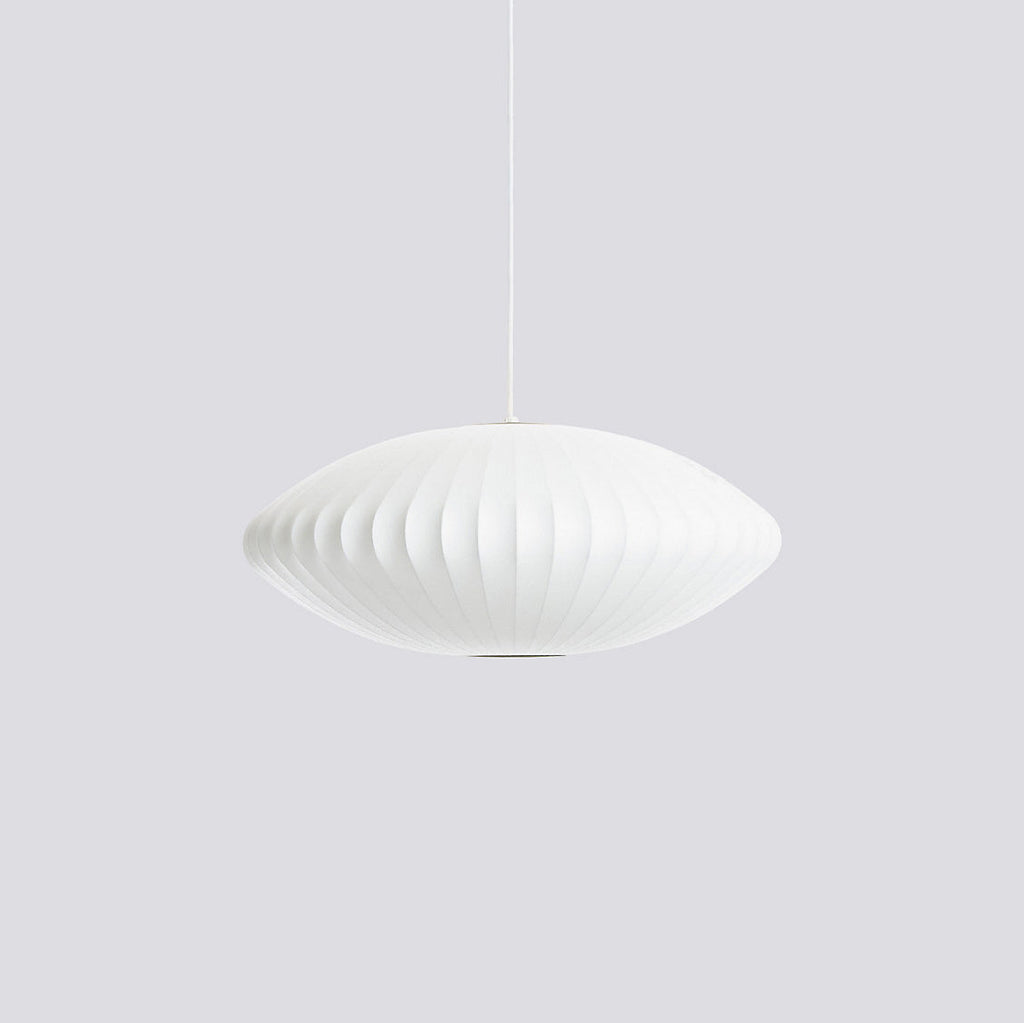 Suspension moderne Charlton en soie Blanc