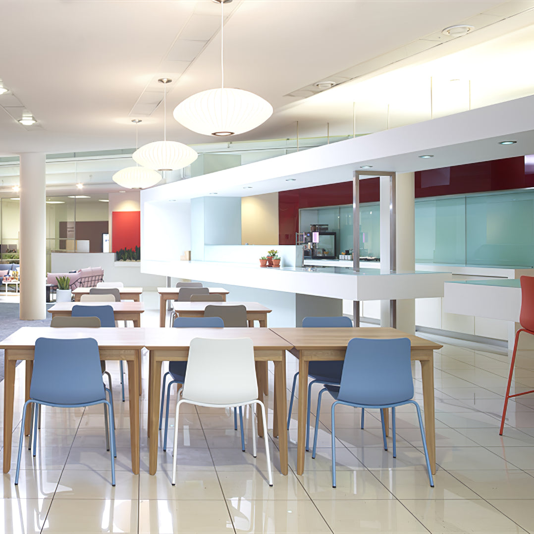 Suspension moderne Charlton en soie Blanc
