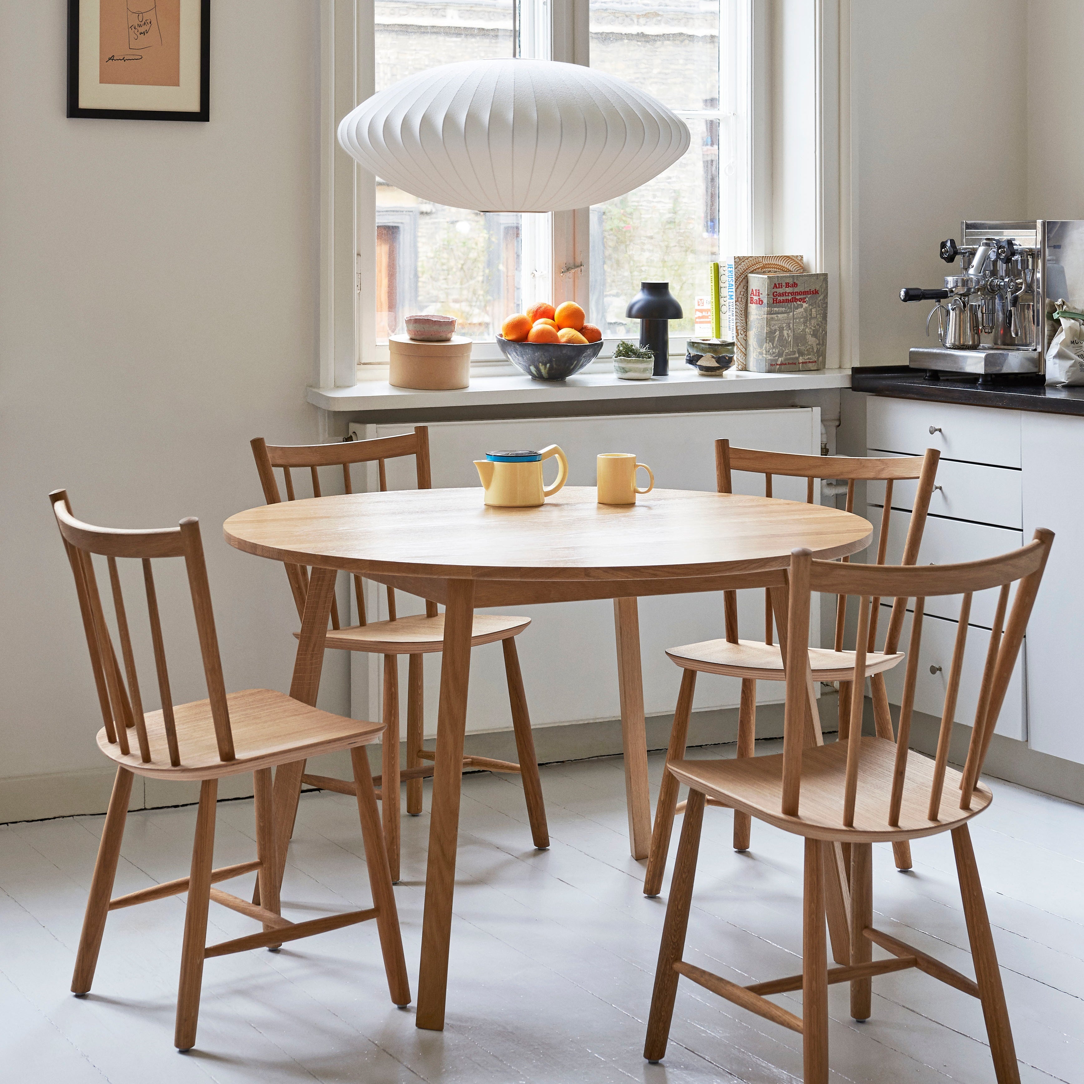 Suspension moderne Charlton en soie Blanc